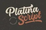Platina Script Font