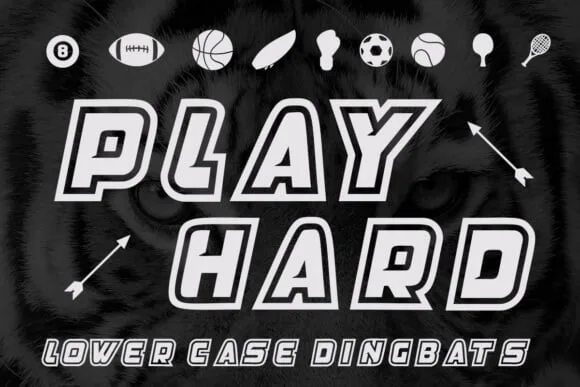 Play Hard Font