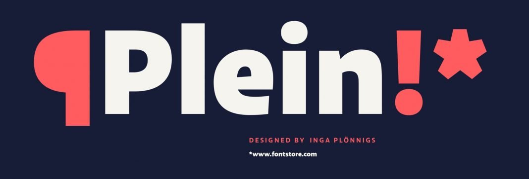 Plein Font