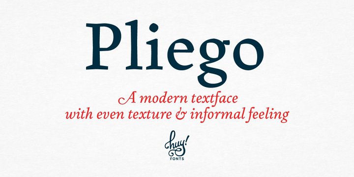 Pliego Font