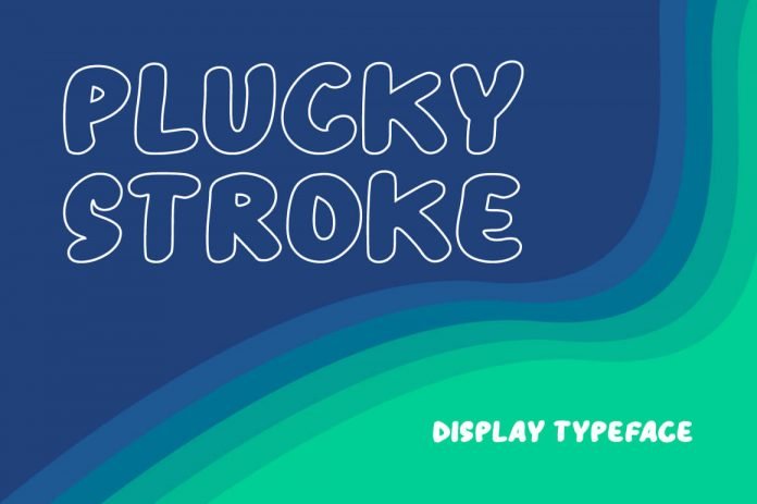 Plucky Stroke Font