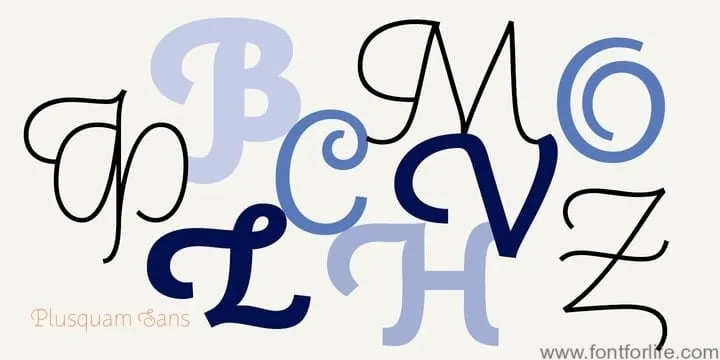 Plusquam Sans Font