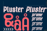 Pluster Font