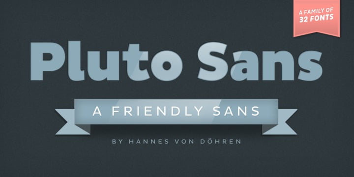 Pluto Sans Font Family Free Download