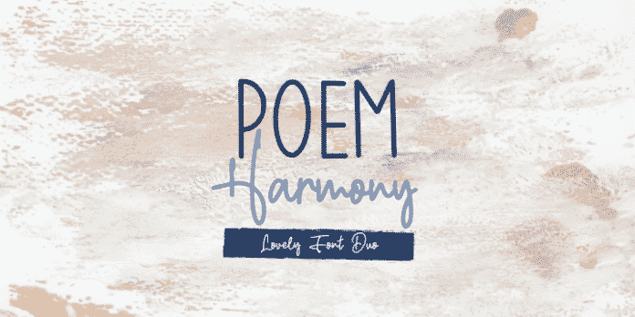 Poem Harmony Font
