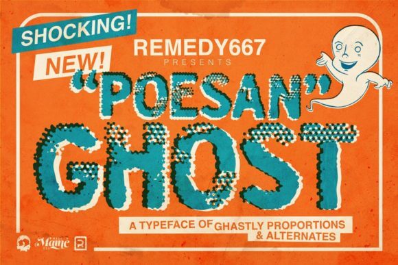 Poesan Ghost Font