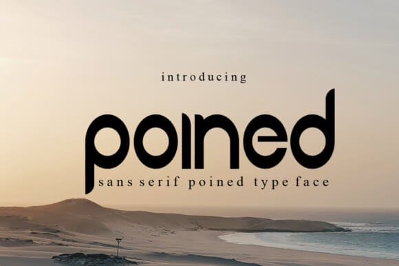 Poined Font