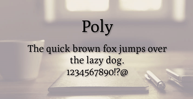 Poly Font