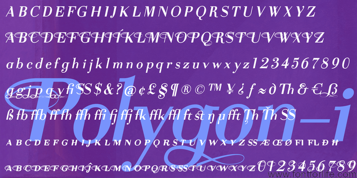 Polygon-i Font Family