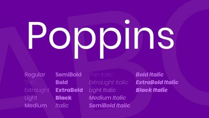 Poppins Font Family