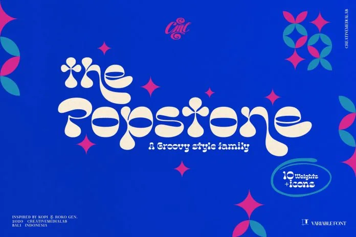 Popstone - Groovy Variable Font