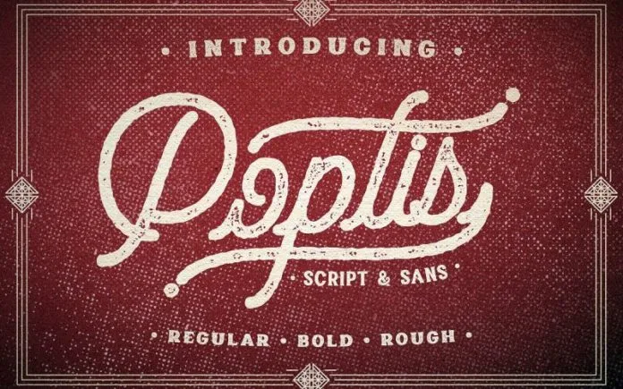 Poptis fonts