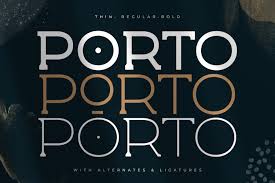 Porto - Display Spur Serif Font