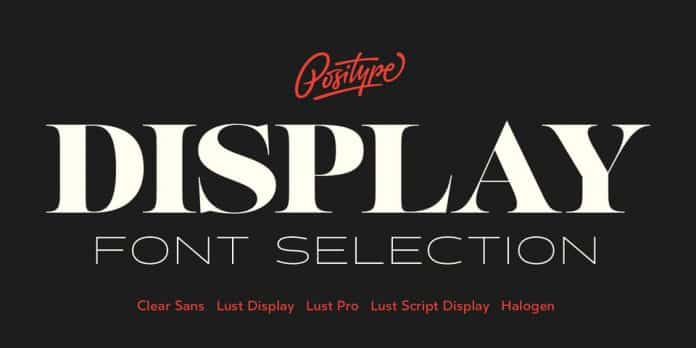 Positype Display Font Collection