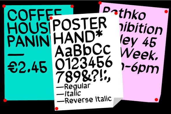 Poster Hand Font