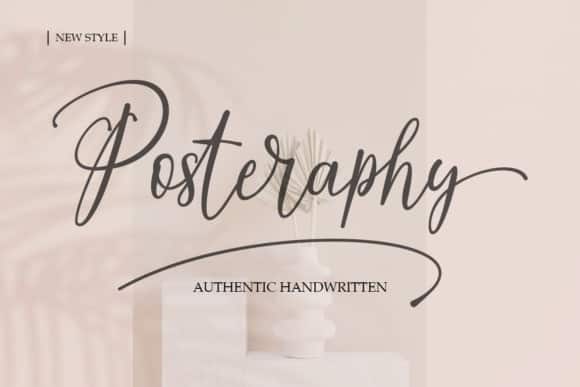 Posteraphy Font