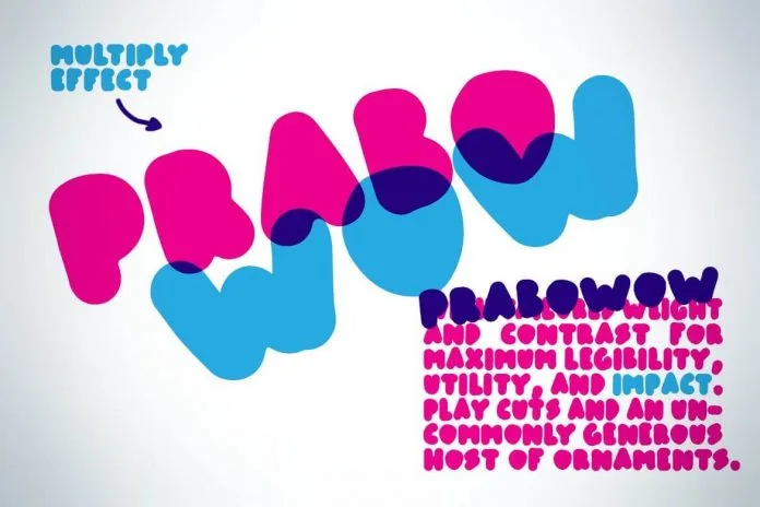 Prabo Fat font