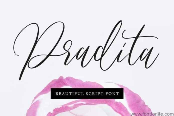 Pradita Script Font