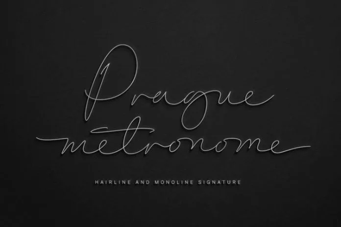 Prague Metronome Font
