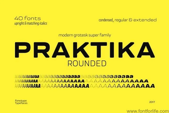 Praktika Rounded Font