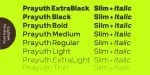 Prayuth Font Family