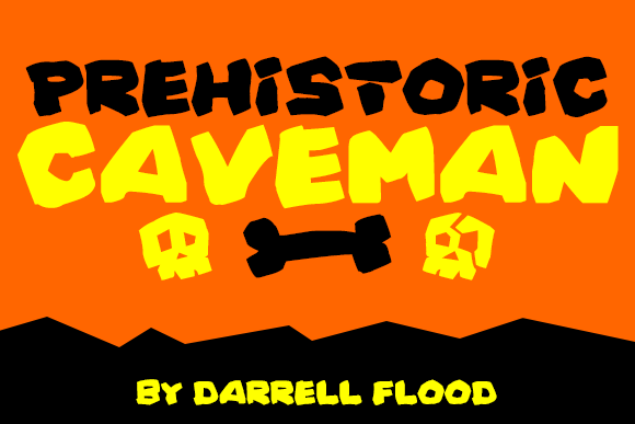 Prehistoric Caveman Font