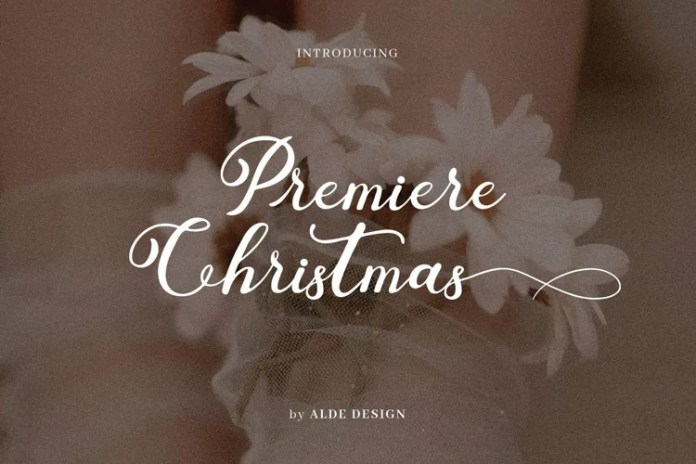 Premiere Christmas Calligraphy Font
