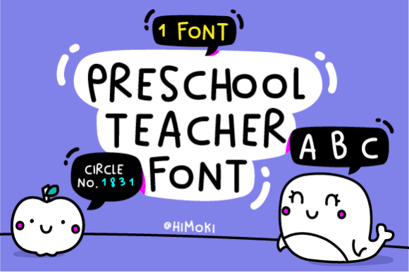Preschool Teacher Font