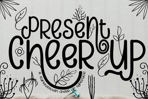 Present Cheer Up Font