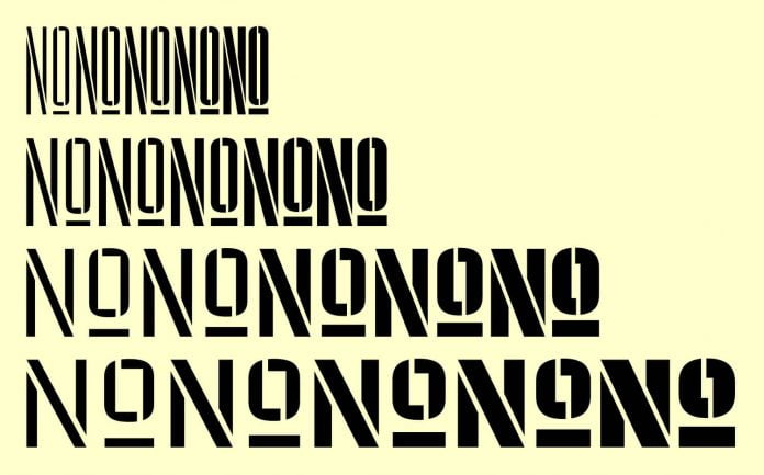 Pressio Stencil typeface Font
