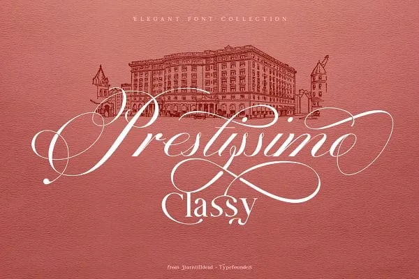 Prestissimo Classy Font Family