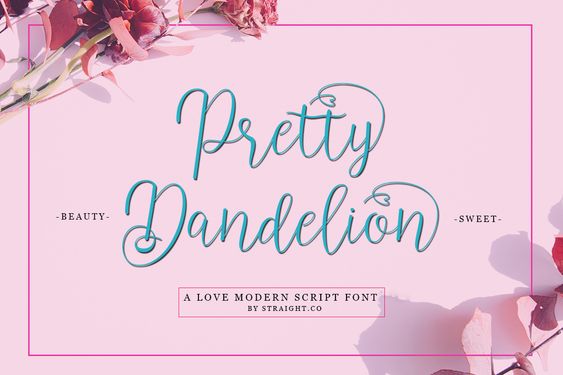 Pretty Dandelion Font