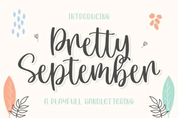 Pretty September Font