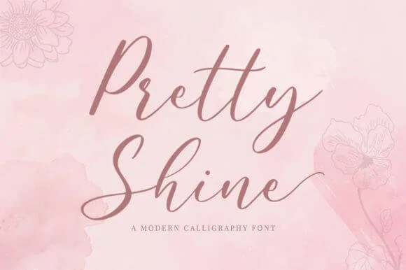 Pretty Shine Font