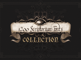 1200 Scriptorium Fonts Pack