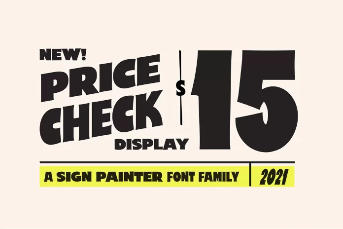 Price Check Font
