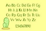Prickly Cactus Font