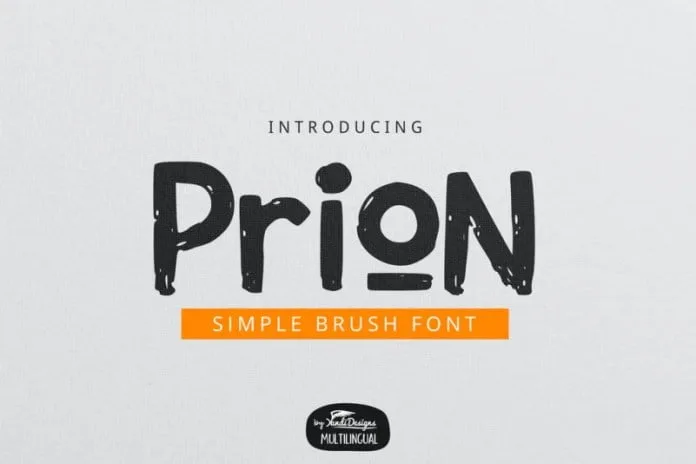 Prion Brush Font