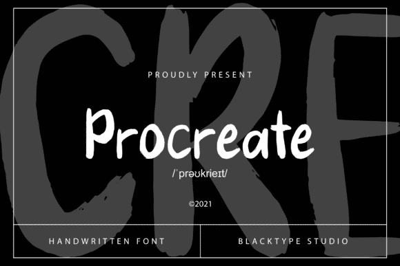 Procreate Font Procreate Font
