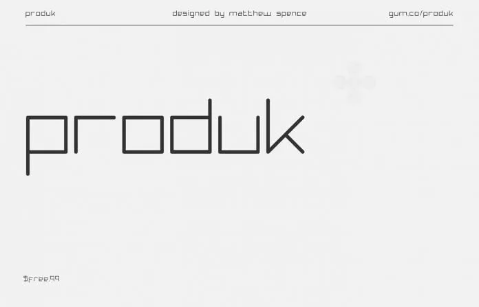 Produk Typeface