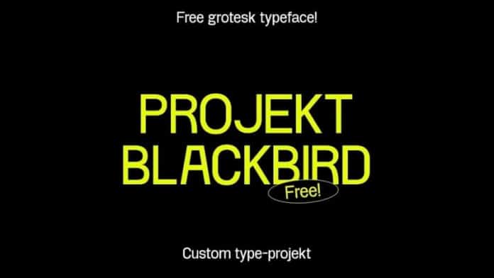 Projekt Blackbird Font