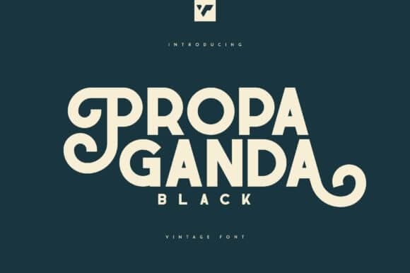 Propaganda Black Font