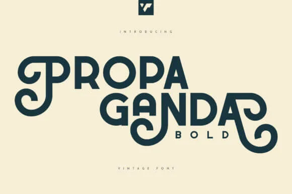 Propaganda Bold Font