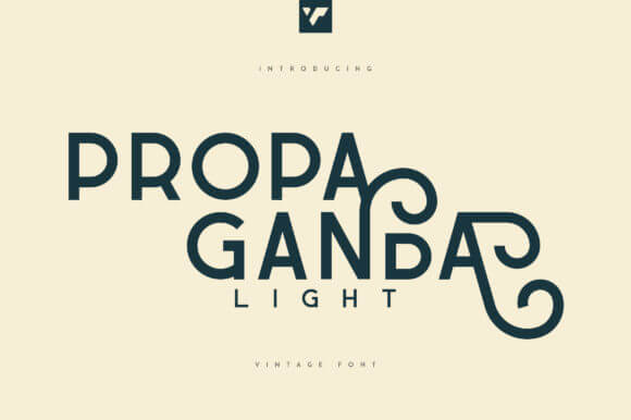 Propaganda Light Font