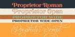 Proprietor Font