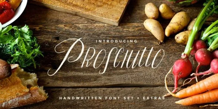 Prosciutto Font Prosciutto Font