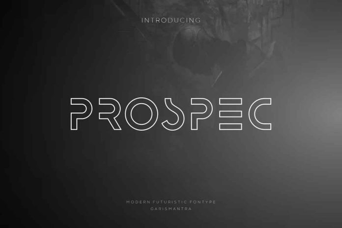 Prospec Outline Font