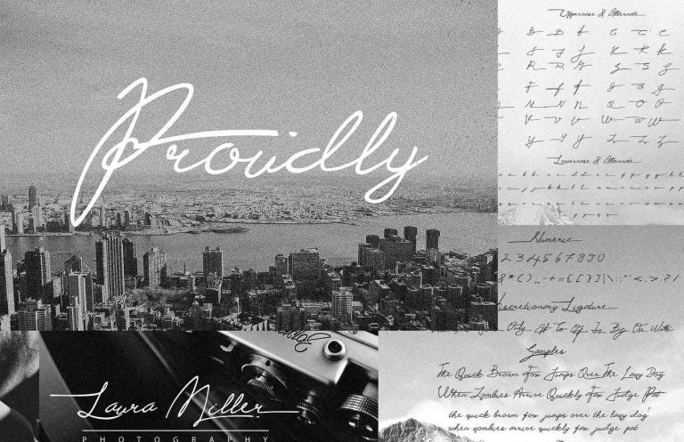Proudly Signature Script Font Free Downlaod
