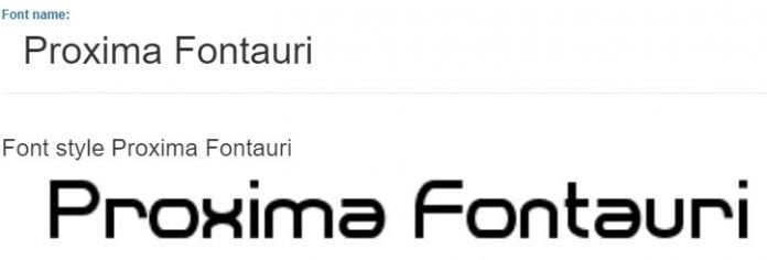 Proxima Fontauri Font