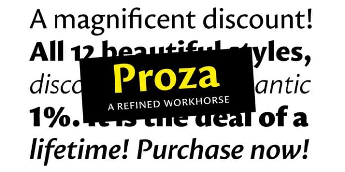 Proza Font Family